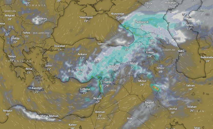 Meteoroloji saat verip 11 ili uyardı. Gök gürültülü sağanak vuracak 13